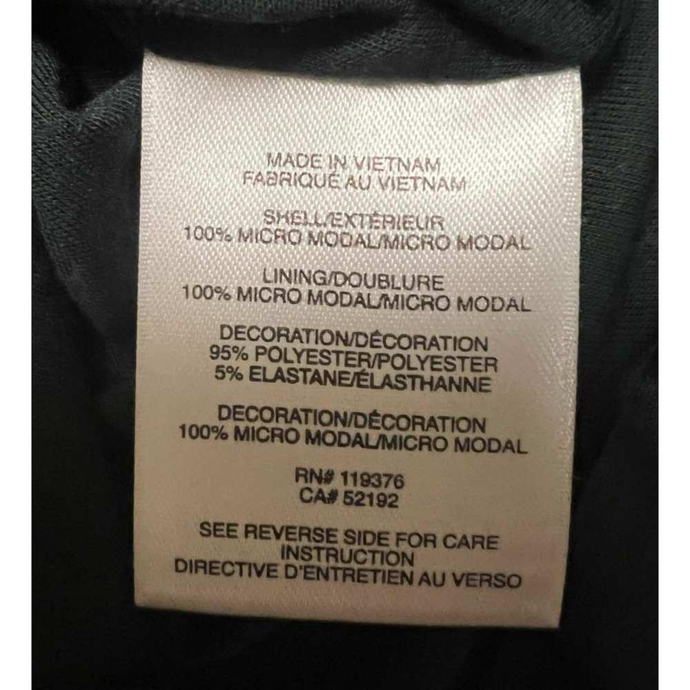 HELMUT LANG Asymmetric Drape Midi Dress Green Black Jersey Brown Vegan Leather S - Picture 8 of 12